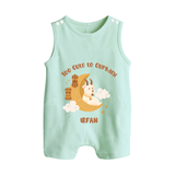 Too Cute to Qurbani Personalized Eid Romper Suit - MINT GREEN - 0 - 5 Months Old (Chest 18")