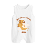 Too Cute to Qurbani Personalized Eid Romper Suit - WHITE - 0 - 5 Months Old (Chest 18")