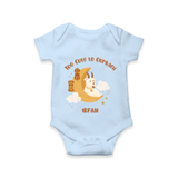 Too Cute to Qurbani Personalized Eid Romper - BABY BLUE - New Born (Chest 14")