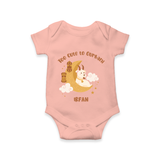 Too Cute to Qurbani Personalized Eid Romper - PEACH - New Born (Chest 14")