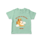 Too Cute to Qurbani Personalized Eid T-Shirt - MINT GREEN - 0-5 Months Old (Chest 17")