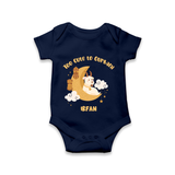 Too Cute to Qurbani Personalized Eid Romper - NAVY BLUE - New Born (Chest 14")