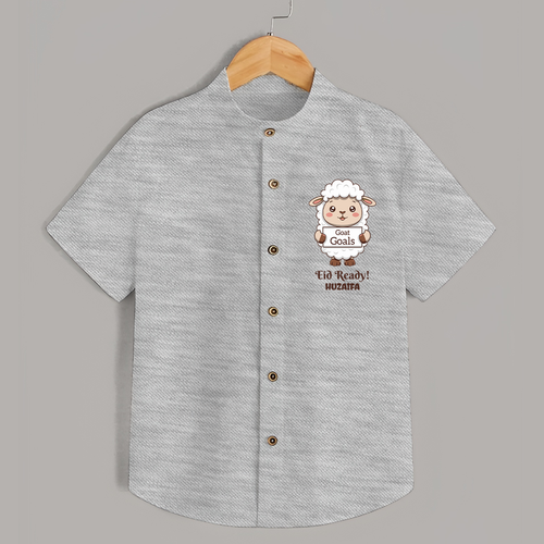 Goat Goals Eid Ready Personalized Kids Shirt
