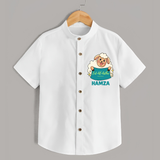 Eid Al Adha Cute Sheep Personalized Baby Shirt - WHITE - 0 - 6 Months Old (Chest 23")