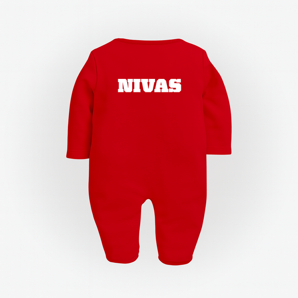 Personalized Ferrari Racing Baby Sleepsuit – Scuderia Red Edition