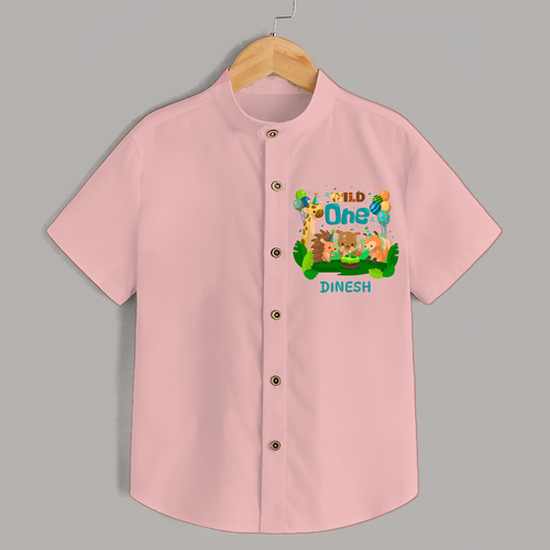 Celebrate The 1st Birthday With Wild Theme - Personalized Birthday Shirts With Customized Name