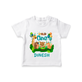 1 Month Baby T-Shirt | Custom Name T-Shirt | Soft Cotton - WHITE - 0-5 Months Old (Chest 17")
