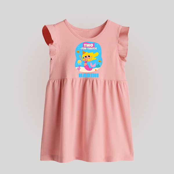 Newborn Baby Frock for 2 Month | Customizable Baby Frock | Ideal for Celebrations - BABY PINK - 0 - 3 Months Old (Chest 17")