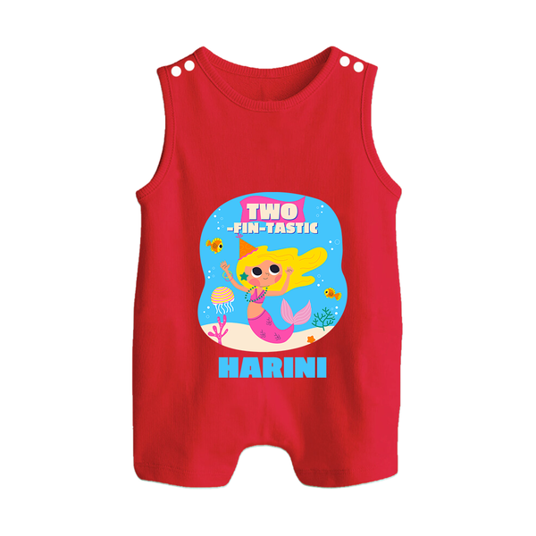 Newborn Romper Suit/ Sleeveless Romper for 2 Month | Customizable Romper Suit/ Sleeveless Romper | Ideal for Celebrations - RED - 0 - 5 Months Old (Chest 18")