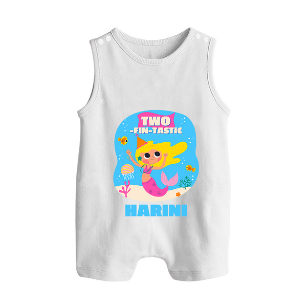 Newborn Romper Suit/ Sleeveless Romper for 2 Month | Customizable Romper Suit/ Sleeveless Romper | Ideal for Celebrations - WHITE - 0 - 5 Months Old (Chest 18")