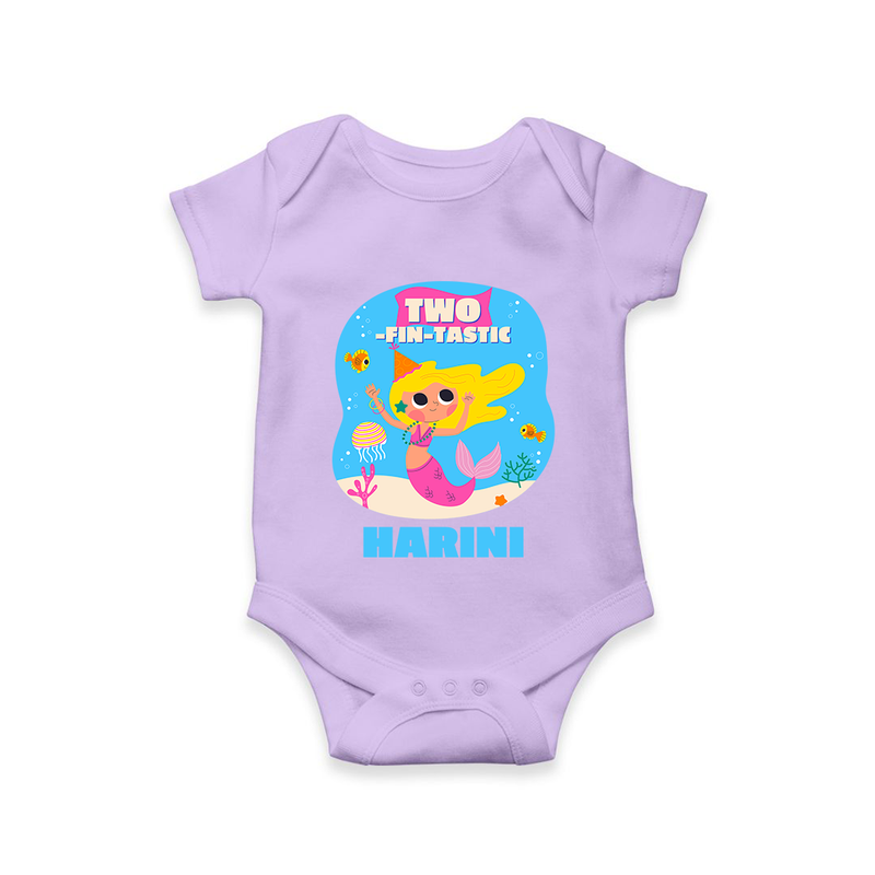 Newborn Romper/Onesie for 2 Month | Customizable Bodysuit | Ideal for Celebrations - LILAC - New Born (Chest 14")
