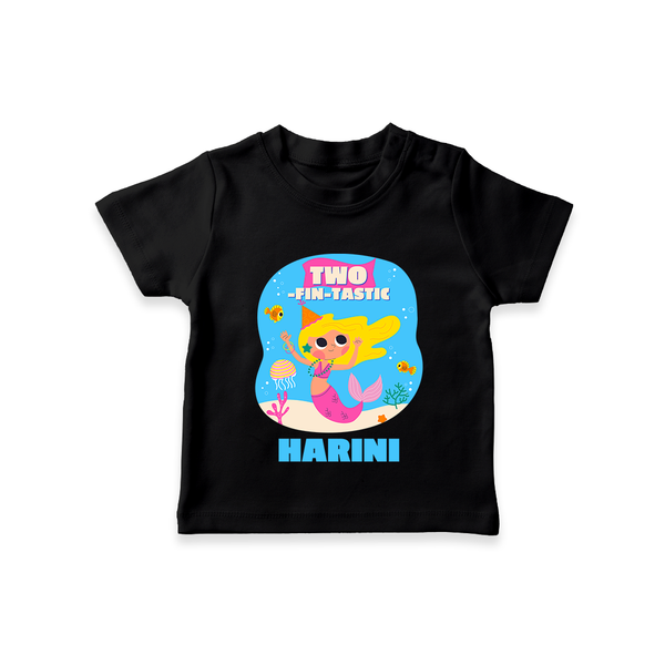 Newborn T-Shirt for 2 Month | Customizable T-Shirt | Ideal for Celebrations - BLACK - 0-5 Months Old (Chest 17")