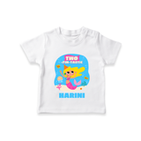 Newborn T-Shirt for 2 Month | Customizable T-Shirt | Ideal for Celebrations - WHITE - 0-5 Months Old (Chest 17")