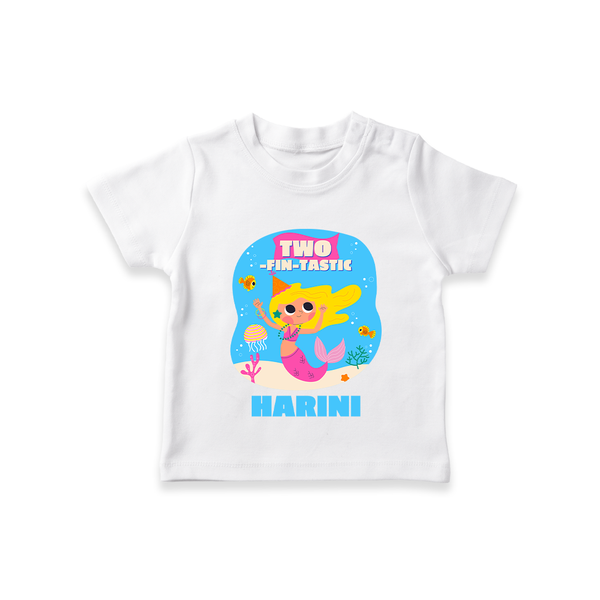 Newborn T-Shirt for 2 Month | Customizable T-Shirt | Ideal for Celebrations - WHITE - 0-5 Months Old (Chest 17")