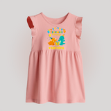Newborn Baby Frock for 3 Month | Customizable Baby Frock | Ideal for Celebrations - BABY PINK - 0 - 3 Months Old (Chest 17")