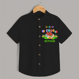 Newborn Shirt for 4 Month | Customizable Shirt | Ideal for Celebrations - BLACK - 0 - 6 Months Old (Chest 23")