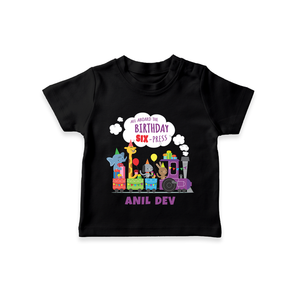 Newborn T-Shirt/T-Shirt for 6 Month | Customizable T-Shirt | Ideal for Celebrations - BLACK - 0-5 Months Old (Chest 17")