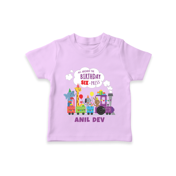 Newborn T-Shirt/T-Shirt for 6 Month | Customizable T-Shirt | Ideal for Celebrations - LILAC - 0-5 Months Old (Chest 17")