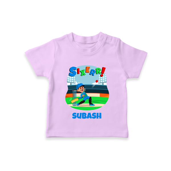 Baby Milestone T-Shirt | Custom 6 Month T-Shirt | Soft, Skin-Friendly Cotton - LILAC - 0-5 Months Old (Chest 17")