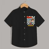 Newborn Shirt for 7 Month | Customizable Shirt | Ideal for Celebrations - BLACK - 0 - 6 Months Old (Chest 23")