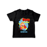 Baby Milestone T-Shirt | Custom 7 Month T-Shirt | Soft, Skin-Friendly Cotton - BLACK - 0-5 Months Old (Chest 17")