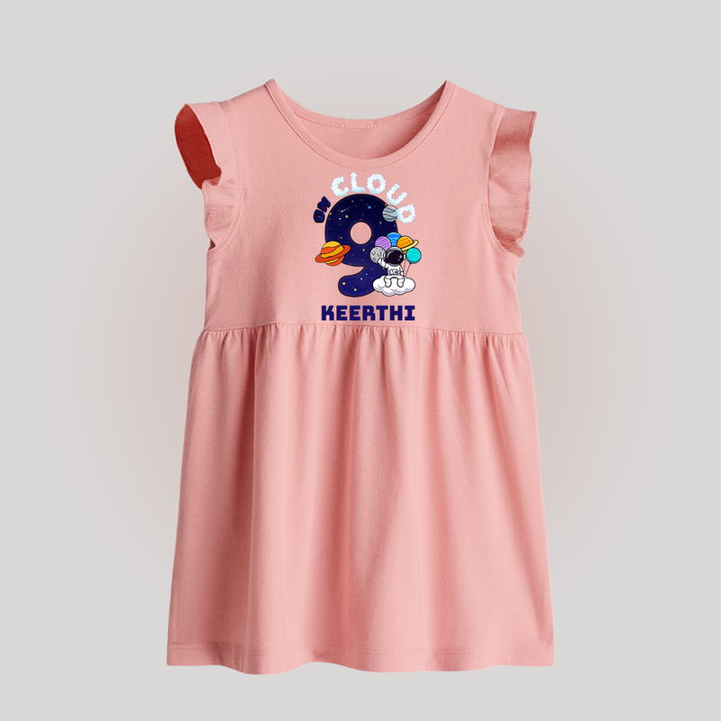 Newborn Baby Frock/Baby Frock for 9 Month | Customizable Baby Frock | Ideal for Celebrations - BABY PINK - 0 - 3 Months Old (Chest 17")