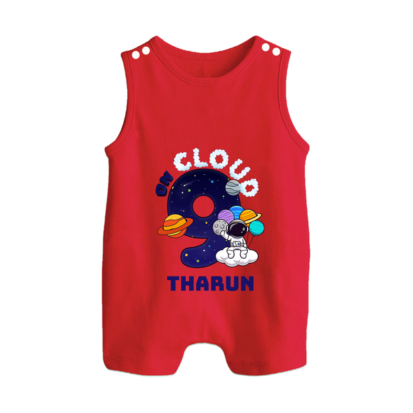 Newborn Romper Suit/ Sleeveless Romper/Romper Suit/ Sleeveless Romper for 9 Month | Customizable Romper Suit/ Sleeveless Romper | Ideal for Celebrations - RED - 0 - 5 Months Old (Chest 18")