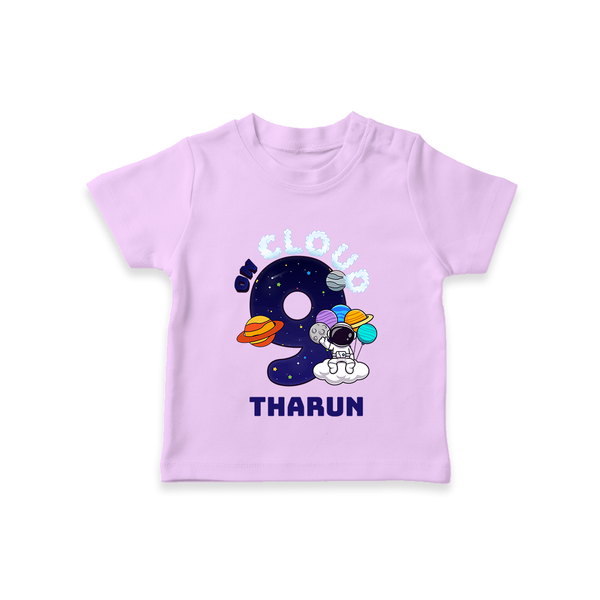 Newborn T-Shirt/T-Shirt for 9 Month | Customizable T-Shirt | Ideal for Celebrations - LILAC - 0-5 Months Old (Chest 17")