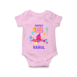 Newborn Romper/Onesie for 10 Month | Customizable Bodysuit | Ideal for Celebrations - BABY PINK - New Born (Chest 14")