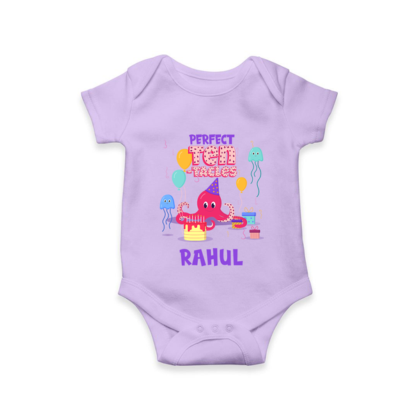 Newborn Romper/Onesie for 10 Month | Customizable Bodysuit | Ideal for Celebrations - LILAC - New Born (Chest 14")
