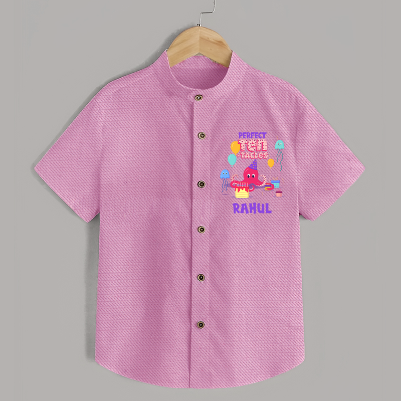 Newborn Shirt for 10 Month | Customizable Shirt | Ideal for Celebrations - BABY PINK - 0 - 6 Months Old (Chest 23")