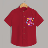Celebrate The 10th Birthday "Perfect Ten-Tacles"with Personalized Shirt - RED - 0 - 6 Months Old (Chest 21")