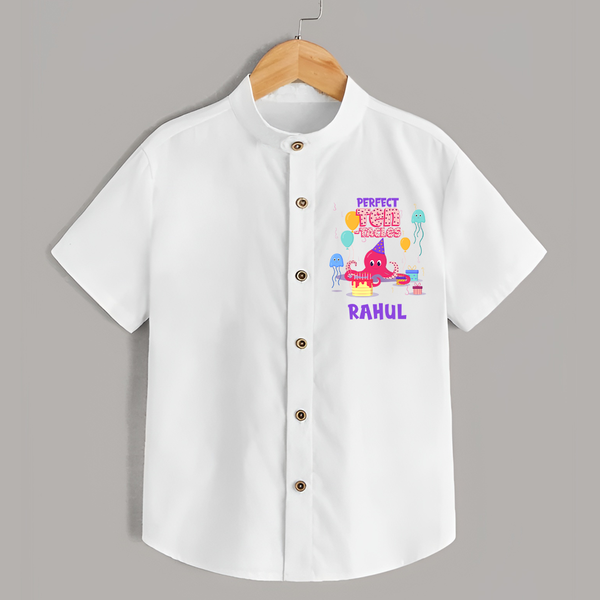 Newborn Shirt for 10 Month | Customizable Shirt | Ideal for Celebrations - WHITE - 0 - 6 Months Old (Chest 23")