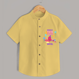 Celebrate The 10th Birthday "Perfect Ten-Tacles"with Personalized Shirt - YELLOW - 0 - 6 Months Old (Chest 21")