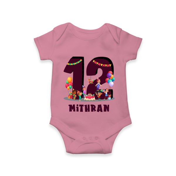 Newborn Romper/Onesie for 1 Year | Customizable Bodysuit | Ideal for Celebrations - ONION - New Born (Chest 14")