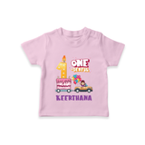 Baby Dress for 1 Month | Custom Print T-Shirt | Ideal Gift - BABY PINK - 0-5 Months Old (Chest 17")