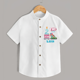 Baby Milestone Shirt | Custom 2 Month Shirt | Soft, Skin-Friendly Cotton - WHITE - 0 - 6 Months Old (Chest 23")