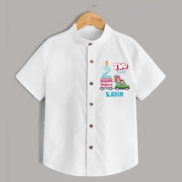 Baby Milestone Shirt | Custom 2 Month Shirt | Soft, Skin-Friendly Cotton - WHITE - 0 - 6 Months Old (Chest 23")