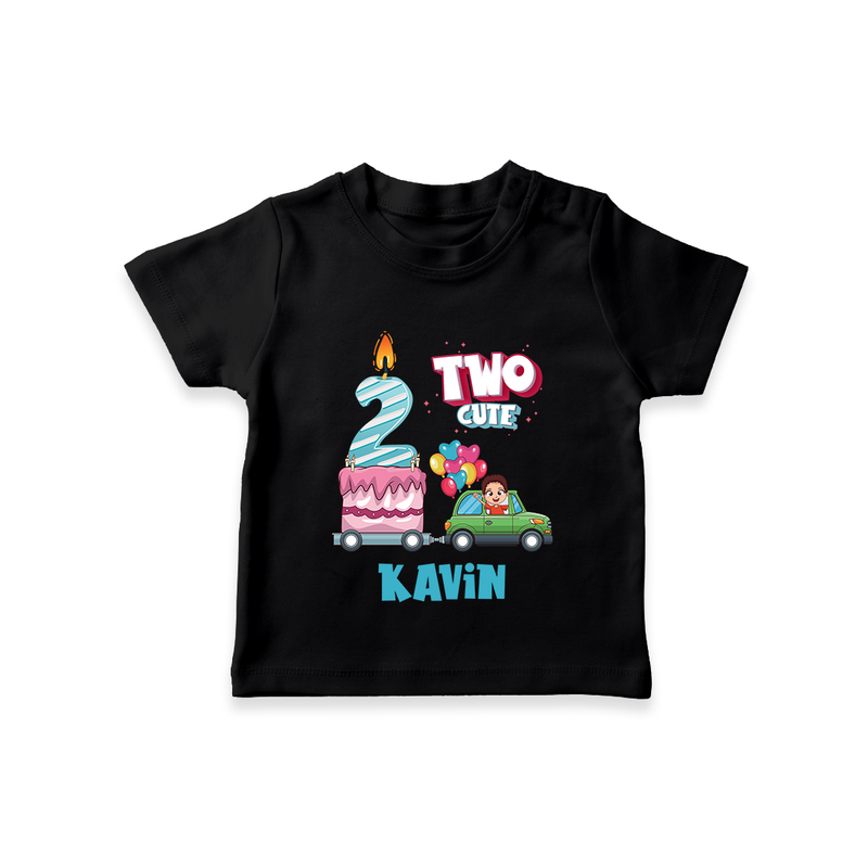 Baby Milestone T-Shirt | Custom 2 Month T-Shirt | Soft, Skin-Friendly Cotton - BLACK - 0-5 Months Old (Chest 17")