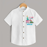 Celebrate 3 Month with Custom Shirt | Personalized Newborn Outfit | Soft Cotton Comfort - WHITE - 0 - 6 Months Old (Chest 23")
