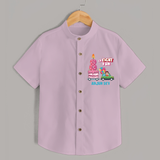 Celebrate Your Kids 8th Year Birthday With "GR-EIGHT FUN" - Personalized Birthday Shirts with Customized Name - PINK - 0 - 6 Months Old (Chest 23")