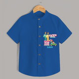 Eleven Dreams 11th Birthday – Custom Name Shirt for Boys - COBALT BLUE - 0 - 6 Months Old (Chest 21")