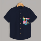 Eleven Dreams 11th Birthday – Custom Name Shirt for Boys - NAVY BLUE - 0 - 6 Months Old (Chest 21")