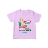 Celebrate Your Kids 11th Year Birthday With "ELEVEN DREAMS" - Personalized Birthday T-Shirts with Customized Name For Boys - LILAC - 0-5 Months Old (Chest 17")