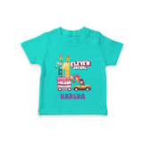 Celebrate 11 Month with Custom T-Shirt | Personalized Newborn Outfit | Soft Cotton Comfort - TEAL - 0-5 Months Old (Chest 17")