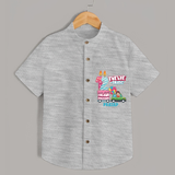 Twelve-tastic 12th Birthday – Custom Name Shirt for Boys - GREY MELANGE - 0 - 6 Months Old (Chest 21")