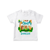 Personalized 1 Year Old T Shirt | Soft Cotton Baby Tee - WHITE - 0-5 Months Old (Chest 17")