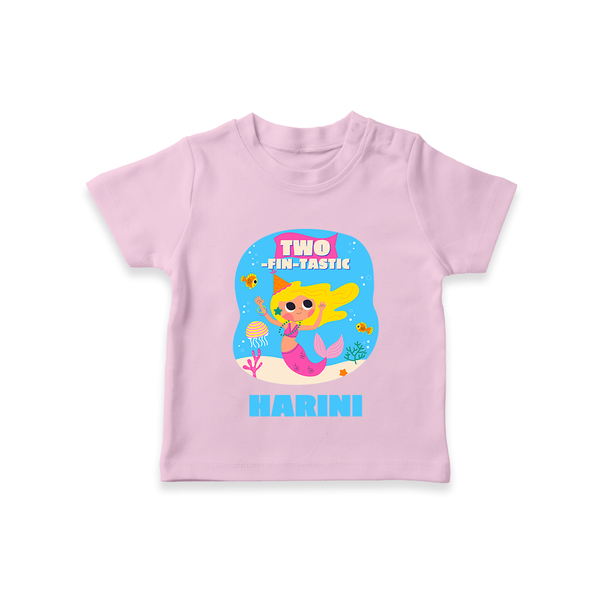 Personalized 2 Year Old T Shirt | Fun Toddler T Shirt - BABY PINK - 0-5 Months Old (Chest 17")