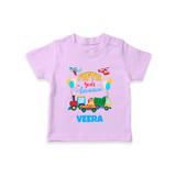Custom 5 Year Old T Shirt | Personalized Kids T Shirt - LILAC - 0-5 Months Old (Chest 17")