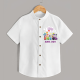 Personalized Name Shirt for 6 Year Old | Stylish and Comfy - WHITE - 0 - 6 Months Old (Chest 23")